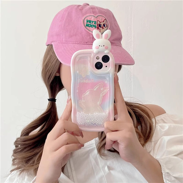 Kawaii Bunny Phone Case for iPhone 11/11pro/11pro max/12/12pro/12pro max/13/13pro/13pro max/14/14 pro/14 plus/14pro max PN5916