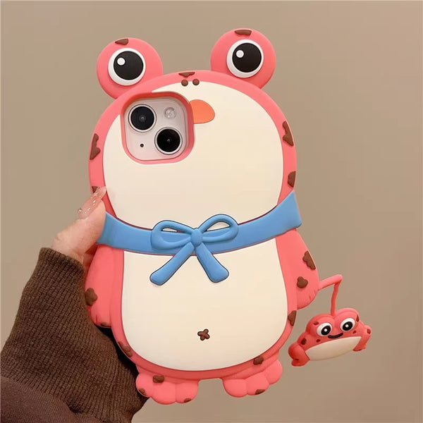 Cute Frog Phone Case for iphone 11/11pro/11pro max/12/12mini/12pro/12pro max/13/13pro/13pro max/14/14plus/14pro/14pro max PN6056