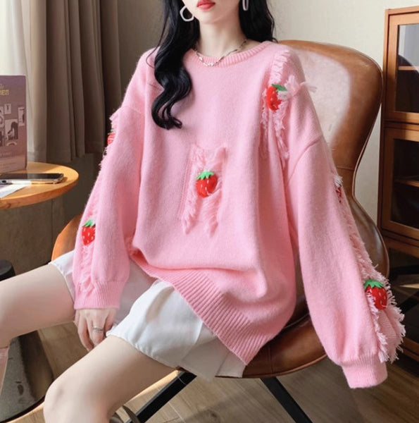 Pretty Strawberry Sweater PN6586