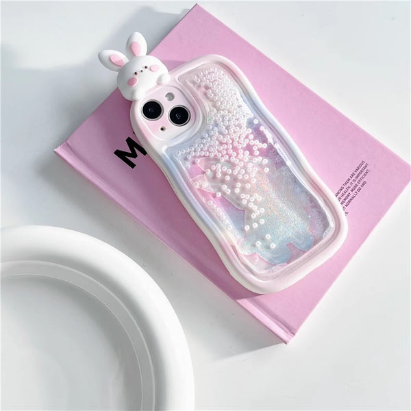 Kawaii Bunny Phone Case for iPhone 11/11pro/11pro max/12/12pro/12pro max/13/13pro/13pro max/14/14 pro/14 plus/14pro max PN5916