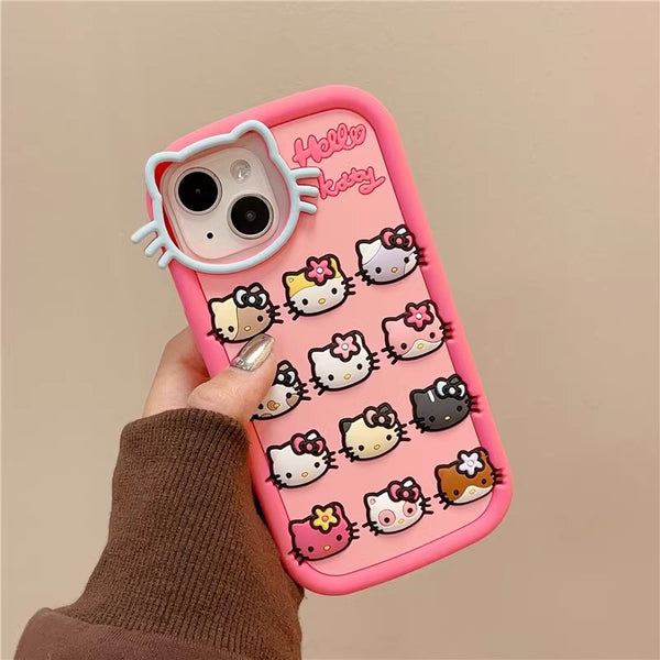 Cute Kitty Phone Case for iPhone 11/11pro/11pro max/12/12pro/12pro max/13/13pro/13pro max/14/14 pro/14 plus/14pro max PN5915