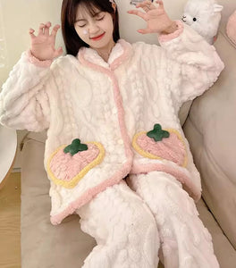 Sweet Strawberry Pajamas Home Suit PN6205