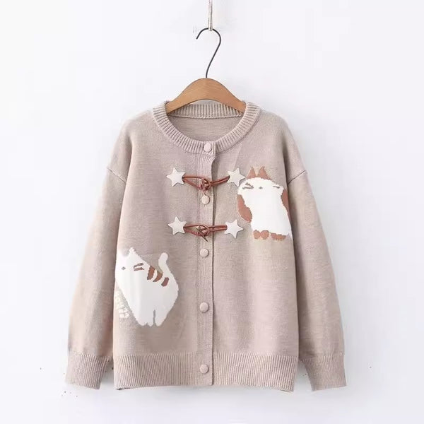 Lovely Cat Sweater Coat PN6498