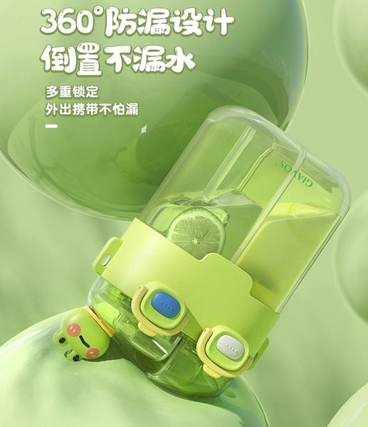 Kawaii Cartoon Double Sided Water Bottle PN5960