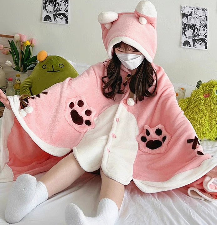 ★専用★pas de chat  PINK（★ONLINE LIMITED) Zapaka Hot Pink Shawl Lapel Oversized Faux Fur Women Coat – ZAPAKA