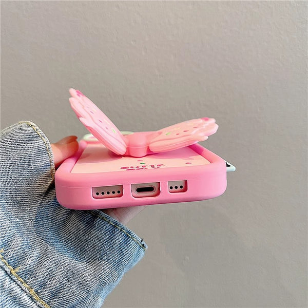 Kawaii Butterfly Phone Case for iphone 11/11pro/11pro max/12/12mini/12pro/12pro max/13/13pro/13pro max/14/14plus/14pro/14pro max PN6086