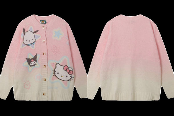 Cute Anime Oversize Sweater Coat PN6406