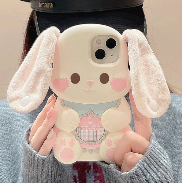 Cute Ears Phone Case for iphone 11/11pro/11pro max/12/12mini/12pro/12pro max/13/13pro/13pro max/14/14plus/14pro/14pro max/15/15pro/15pro max PN6603
