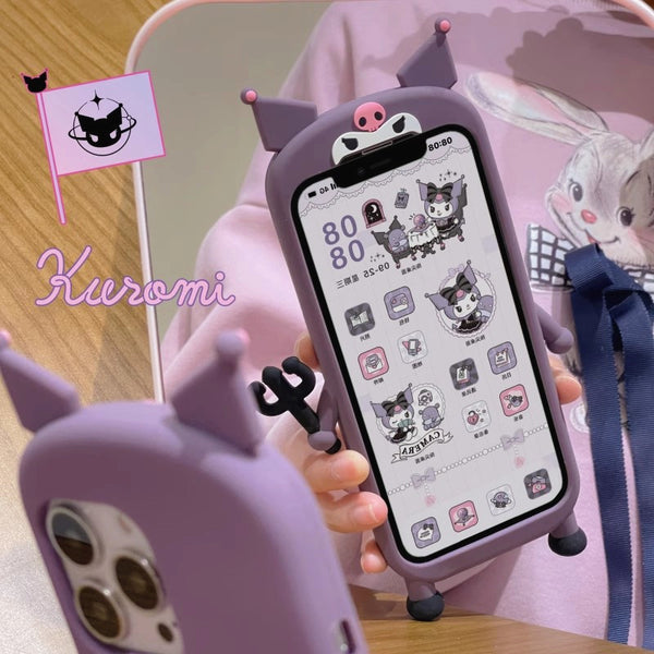 Cute Kuromi Phone Case for iPhone 11/11pro/11pro max/12/12pro/12pro max/13/13pro/13pro max/14/14 pro/14 plus/14pro max PN5936
