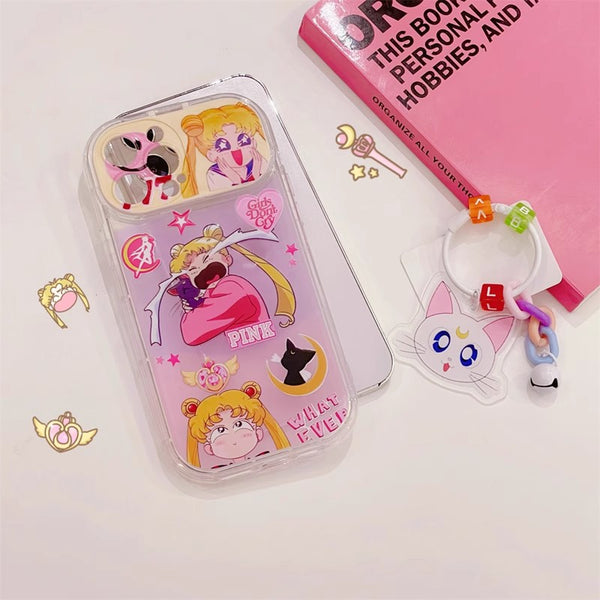Cartoon Sailormoon Phone Case for iPhone 11/11pro/11pro max/12/12pro/12pro max/13/13pro/13pro max/14/14 pro/14 plus/14pro max PN5957