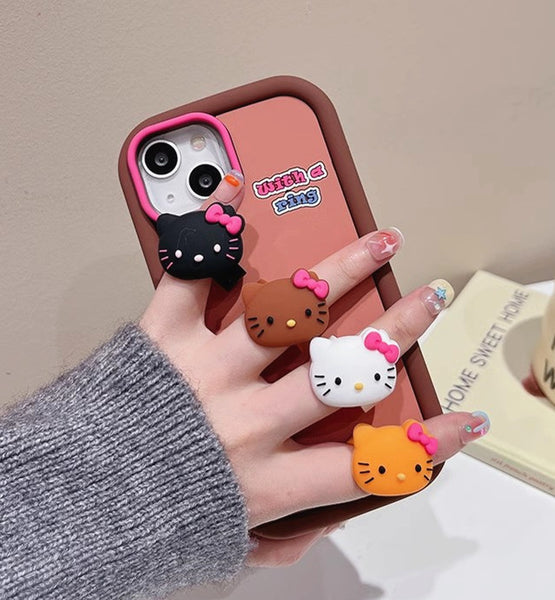 Cartoon Kitty Phone Case for iPhone 11/12/12pro/12pro max/13/13pro/13pro max/14/14pro/14pro max/15/15pro/15pro max PN6429