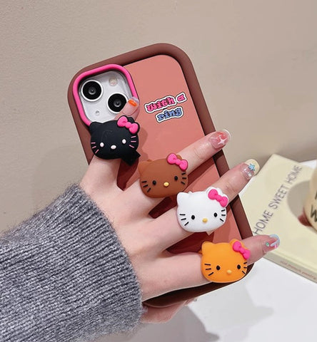Cartoon Kitty Phone Case for iPhone 11/12/12pro/12pro max/13/13pro/13pro max/14/14pro/14pro max/15/15pro/15pro max PN6429
