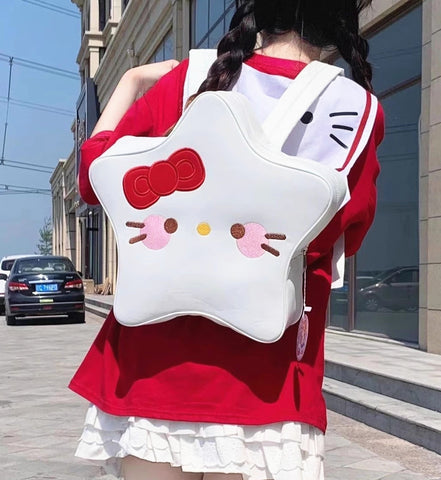 Cute Star Kitty Backpack PN6033