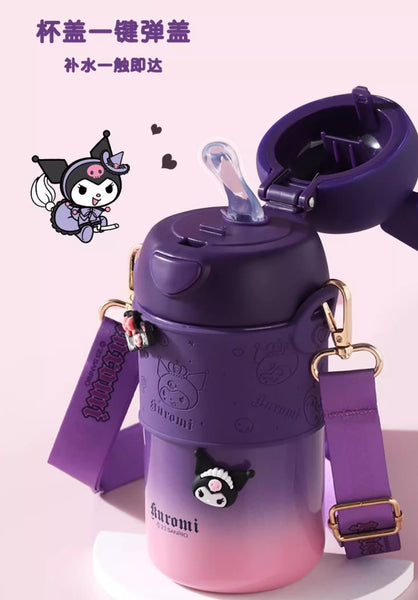 Cute Anime Vacuum Water Bottle PN6344