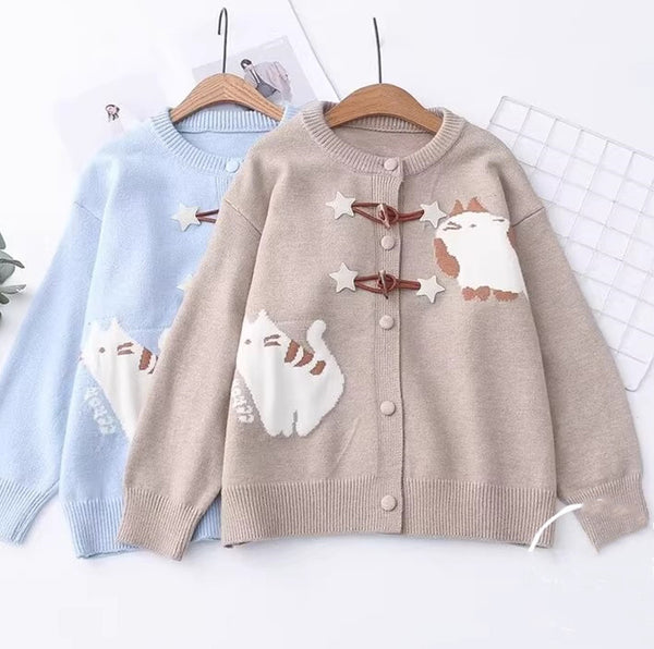 Lovely Cats Sweater Coat PN6523