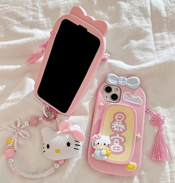 Cute Kitty Phone Case for iPhone 11/12/12pro/12pro max/13/13pro/13pro max/14/14pro/14pro max/15/15pro/15pro max PN6476