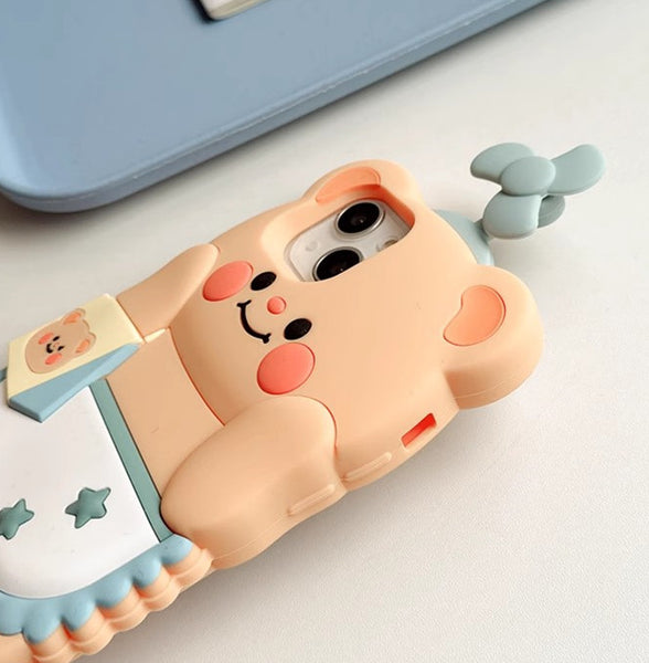 Funny Bear Phone Case for iphone 11/11pro/11pro max/12/12mini/12pro/12pro max/13/13pro/13pro max/14/14plus/14pro/14pro max/15/15pro/15pro max PN6599