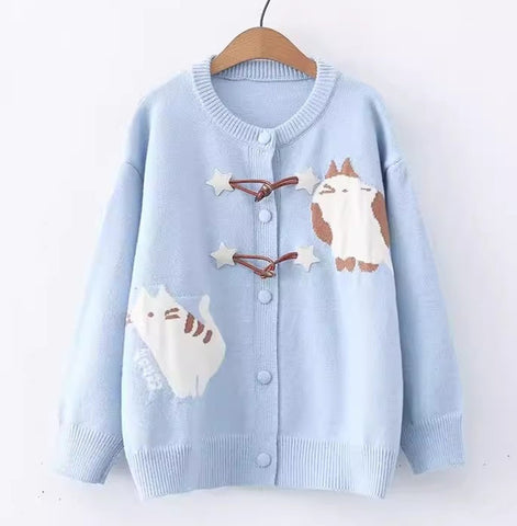 Lovely Cats Sweater Coat PN6523
