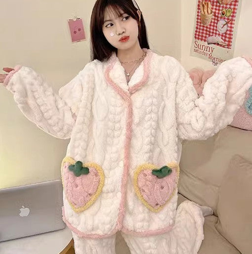 Sweet Strawberry Pajamas Home Suit PN6205