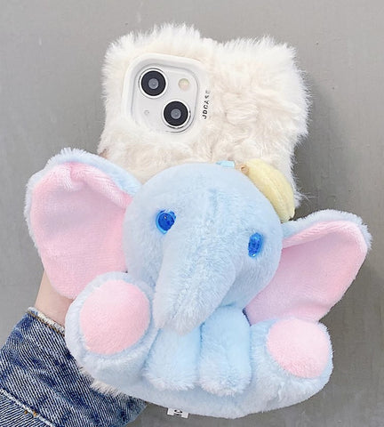 Cute Elephant Phone Case for iphone 11/11pro/11pro max/12/12mini/12pro/12pro max/13/13pro/13pro max/14/14plus/14pro/14pro max/15/15pro/15pro max PN6308