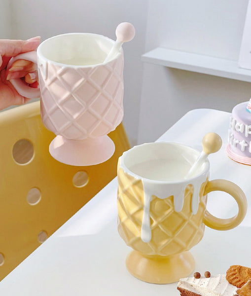 Sweet Ice-cream Ceramic Mugs PN5844