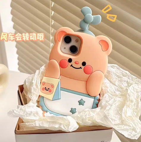 Funny Bear Phone Case for iphone 11/11pro/11pro max/12/12mini/12pro/12pro max/13/13pro/13pro max/14/14plus/14pro/14pro max/15/15pro/15pro max PN6599