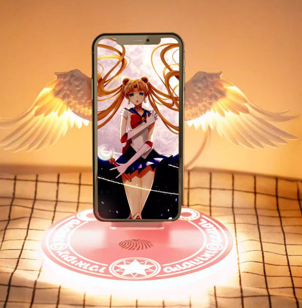 Fashion Cartoon Wings Wireless Charger PN6351