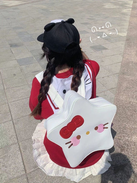 Cute Star Kitty Backpack PN6033