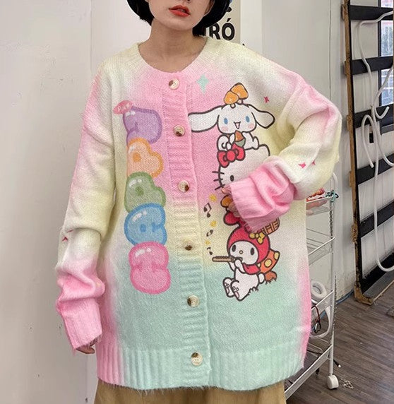 Kawaii Anime Oversize Sweater Coat PN6460