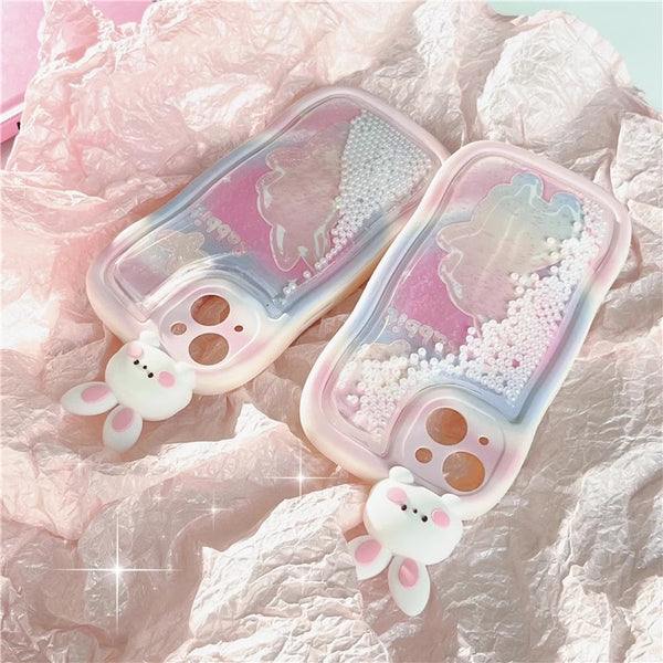 Kawaii Bunny Phone Case for iPhone 11/11pro/11pro max/12/12pro/12pro max/13/13pro/13pro max/14/14 pro/14 plus/14pro max PN5916