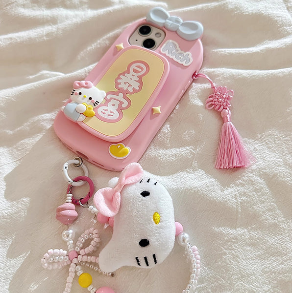 Cute Kitty Phone Case for iPhone 11/12/12pro/12pro max/13/13pro/13pro max/14/14pro/14pro max/15/15pro/15pro max PN6476