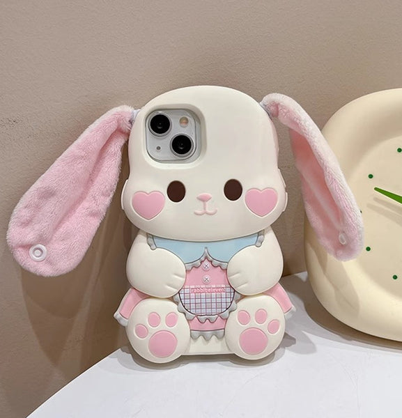Cute Ears Phone Case for iphone 11/11pro/11pro max/12/12mini/12pro/12pro max/13/13pro/13pro max/14/14plus/14pro/14pro max/15/15pro/15pro max PN6603