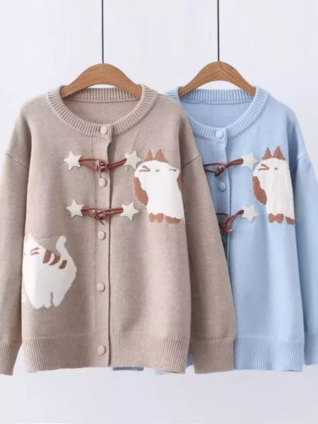 Lovely Cat Sweater Coat PN6498