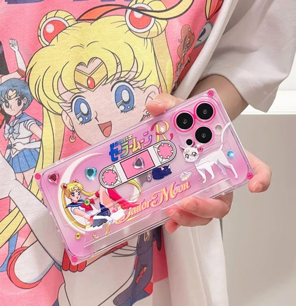 Cartoon Sailormoon Phone Case for iPhone 11/11pro/11pro max/12/12pro/12pro max/13/13pro/13pro max/14/14 pro/14 plus/14pro max PN5917