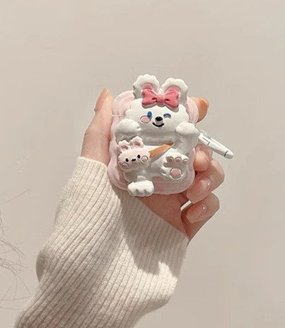 Lovely Bunny Airpods Case For Iphone PN6466