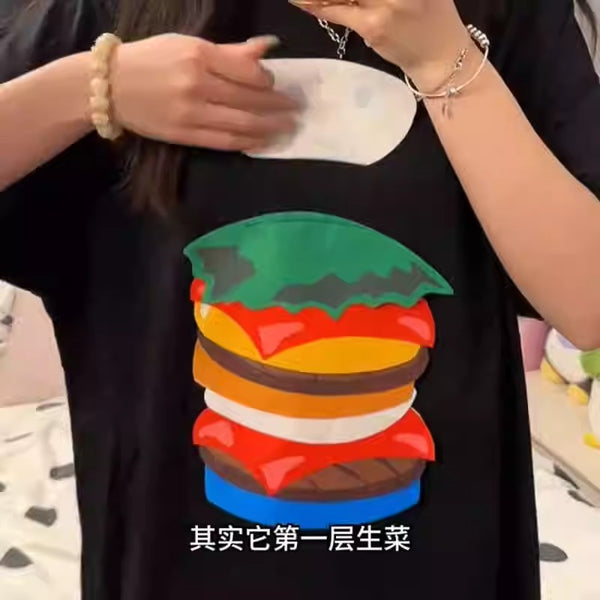 Funny Hamburger T-shirt PN6649