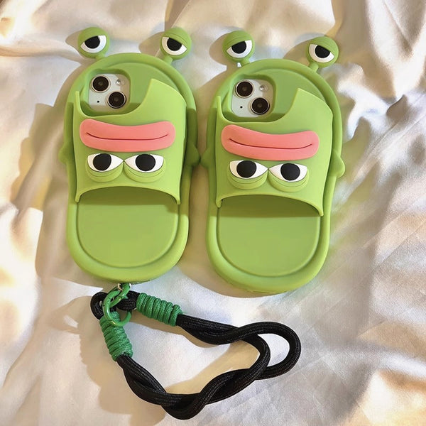 Lovely Frog Phone Case for iphone 11/11pro/11pro max/12/12mini/12pro/12pro max/13/13pro/13pro max/14/14plus/14pro/14pro max PN6106