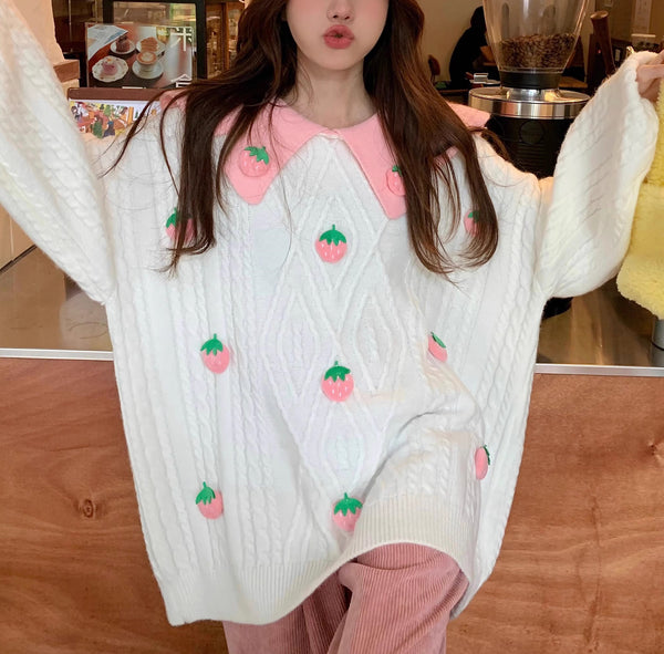 Fashion StrawberryGirls Sweater PN6355