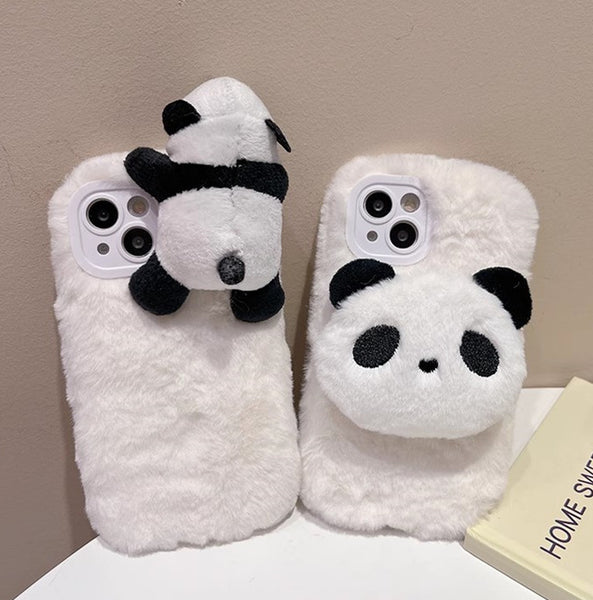 Kawaii Panda Phone Case for iphone 11/11pro/11pro max/12/12mini/12pro/12pro max/13/13pro/13pro max/14/14plus/14pro/14pro max/15/15pro/15pro max PN6506
