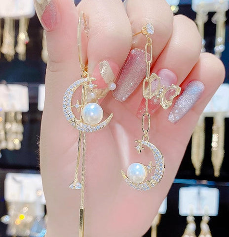 Kawaii Moon Girl Earrings PN6246
