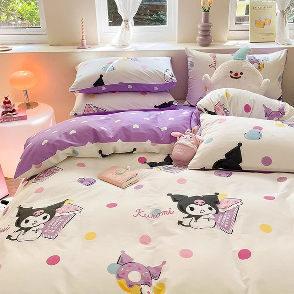 Cute Kuromi Bedding Set PN6112