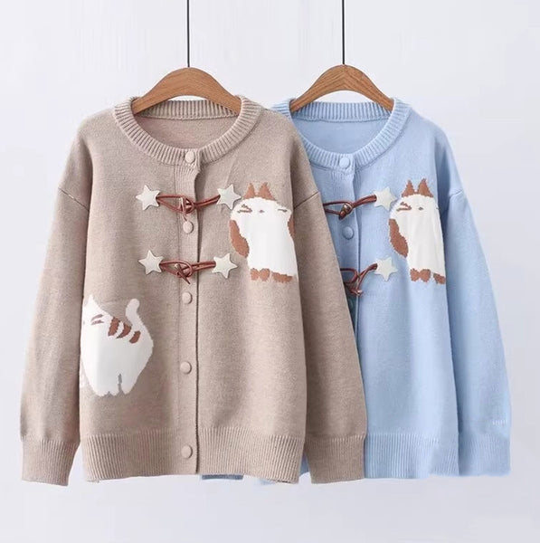 Lovely Cat Sweater Coat PN6498
