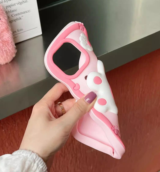 Pink Cat Paw Phone Case for iPhone 11/12/12pro/12pro max/13/13pro/13pro max/14/14 pro/14pro max PN6195