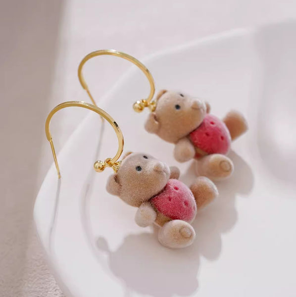 Lovely Bear Girl Earrings PN6658