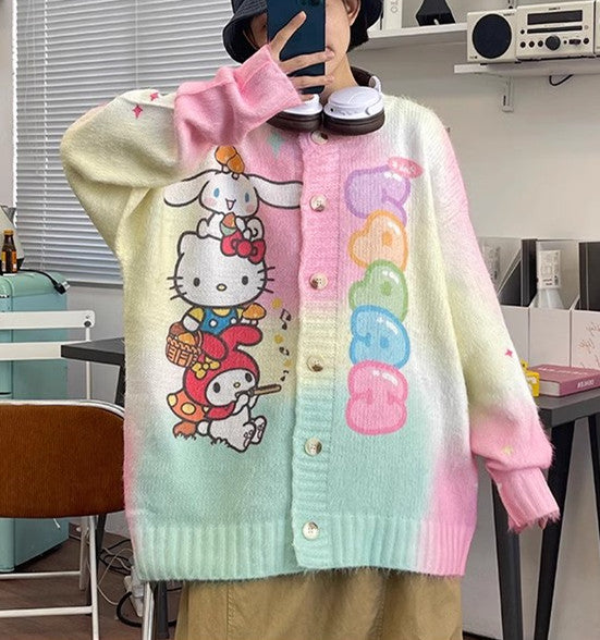 Kawaii Anime Oversize Sweater Coat PN6460