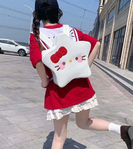 Cute Star Kitty Backpack PN6033