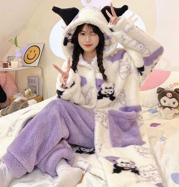Fashion Anime Winter Pajamas Suits PN6263