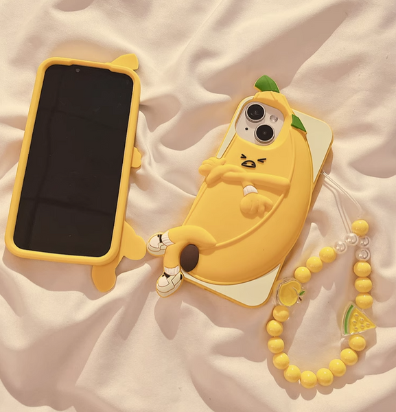 Kawaii Banana Phone Case for iphone 11/11pro/11pro max/12/12mini/12pro/12pro max/13/13pro/13pro max/14/14plus/14pro/14pro max PN5877