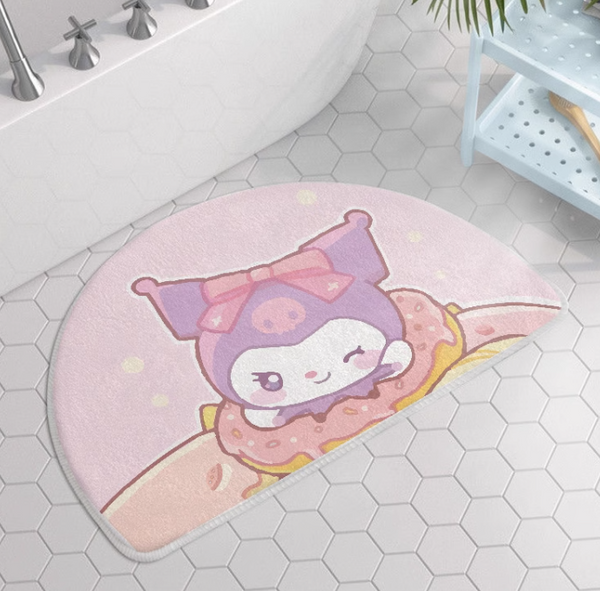 Lovely Kuromi Floor Mat PN5897