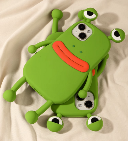 Cute Frog Phone Case for iphone 7/7plus/SE2/8/8P/X/XS/XR/XS Max/11/11pro/11pro max/12/12pro/12pro max/13/13pro/13pro max/14/14pro/14pro max PN6039